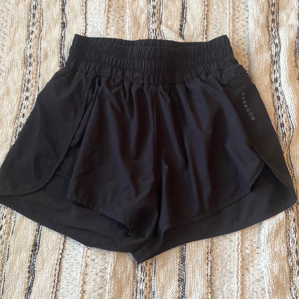 High rise track short—paragonfitwear